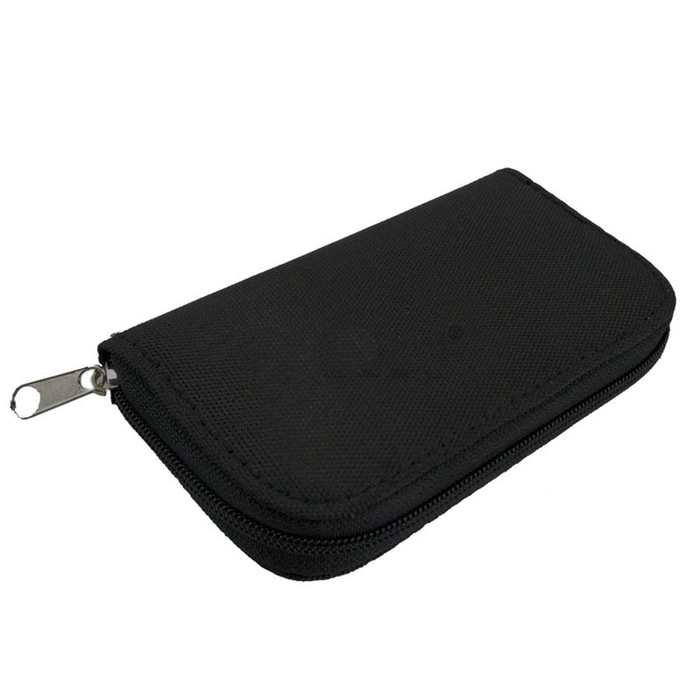 SANAG Micro SD MMC CF SDHC Card Carrying Case Canvas Waterproof 22