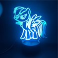 thumbnail image 3 of Muñeca de escritorio Mys Littles Ponys Merchandise con luz nocturna USB, 3 of 5