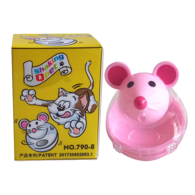 Destyer Cat Food Toy Ball Provide Stimulation While Feeding Feline Friend Cat Food Ball Dispenser pink 1Set