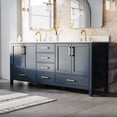 thumbnail image 5 of ANGELES HOME Freestanding 80-Inch Bathroom Vanity with Sink, Solid Wood Cabinet with 4 Soft-Close Doors, 6 Soft-Close Drawers and Double Undermount Sinks, 5 of 6