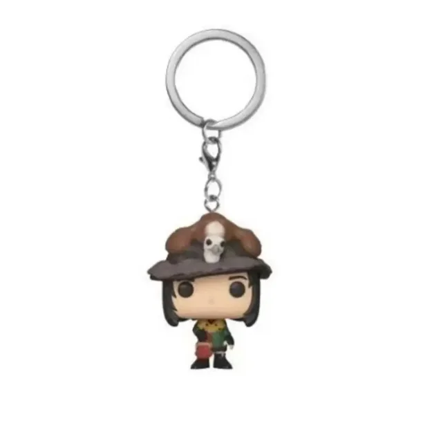 LLavero de bolsillo aleatorio para fanáticos de Harry Potter Hermione Dobby Snap Voldemort Dumbledore figura de acción llavero juguete modelo juguetes regalo