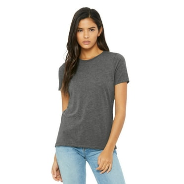 Ladies' Relaxed Triblend T-Shirt GREY TRIBLEND L