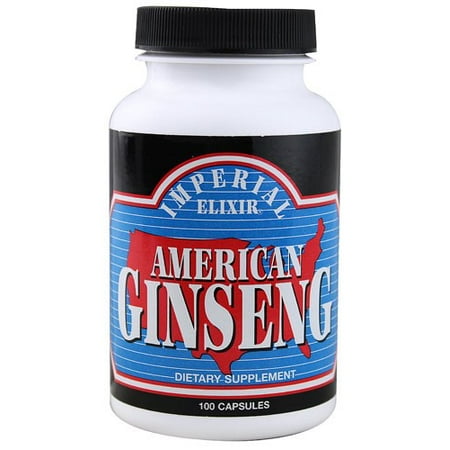 - Imperial Elixir American Ginseng Capsules, 100 Ct