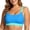 S10-Blue, variant on Women'S Swim Tops Full Coverage Padded Tankini Sports Bra Solid Color Swimwear Blouson Top For Beach And Pool Black1 L