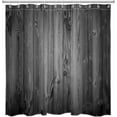 thumbnail image 4 of Farmhouse Grey Wood Shower Curtain Decor,Vintage Western Country Rustic Wood Board Shower Curtains for Bathroom 72X72 inch Polyester Fabric Bathroom Decoration Bath Curtains Hooks Included, 4 of 6