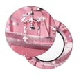 thumbnail image 2 of Disketp Glittering Pink Bathtub Stool Covers Round, Super Soft Round Bar Stool Cushion Covers Seat Cushion - {sizeName}-14 inch, 2 of 7