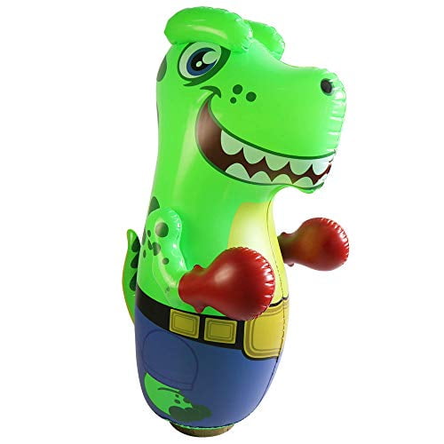 Kids Punching Bag with Bounce-Back Action,Inflatable Punching Bag for Kids Gift JOYIN Inflatable T-Rex Dinosaur Bopper 47 Inches 