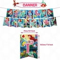 thumbnail image 2 of Ariel Happy Birthday Banner Themed Party Signs for Boys Girls Birthday Party Indoor Decorations, 2 of 4
