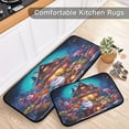 thumbnail image 5 of GZHJMY Kitchen Rug Set of 2, Merry Christmas Cushioned Anti-Fatigue Kitchen Mat Non Slip Washable Floor Mat Comfort Standing Mats for Office, Home, Laundry Room Carpet Runner, 5 of 7