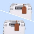 thumbnail image 5 of 4 set Luggage Tag,PU leather Travel Tags, portable travel accessory,Bag Tags with Name Card Holder, 5 of 6