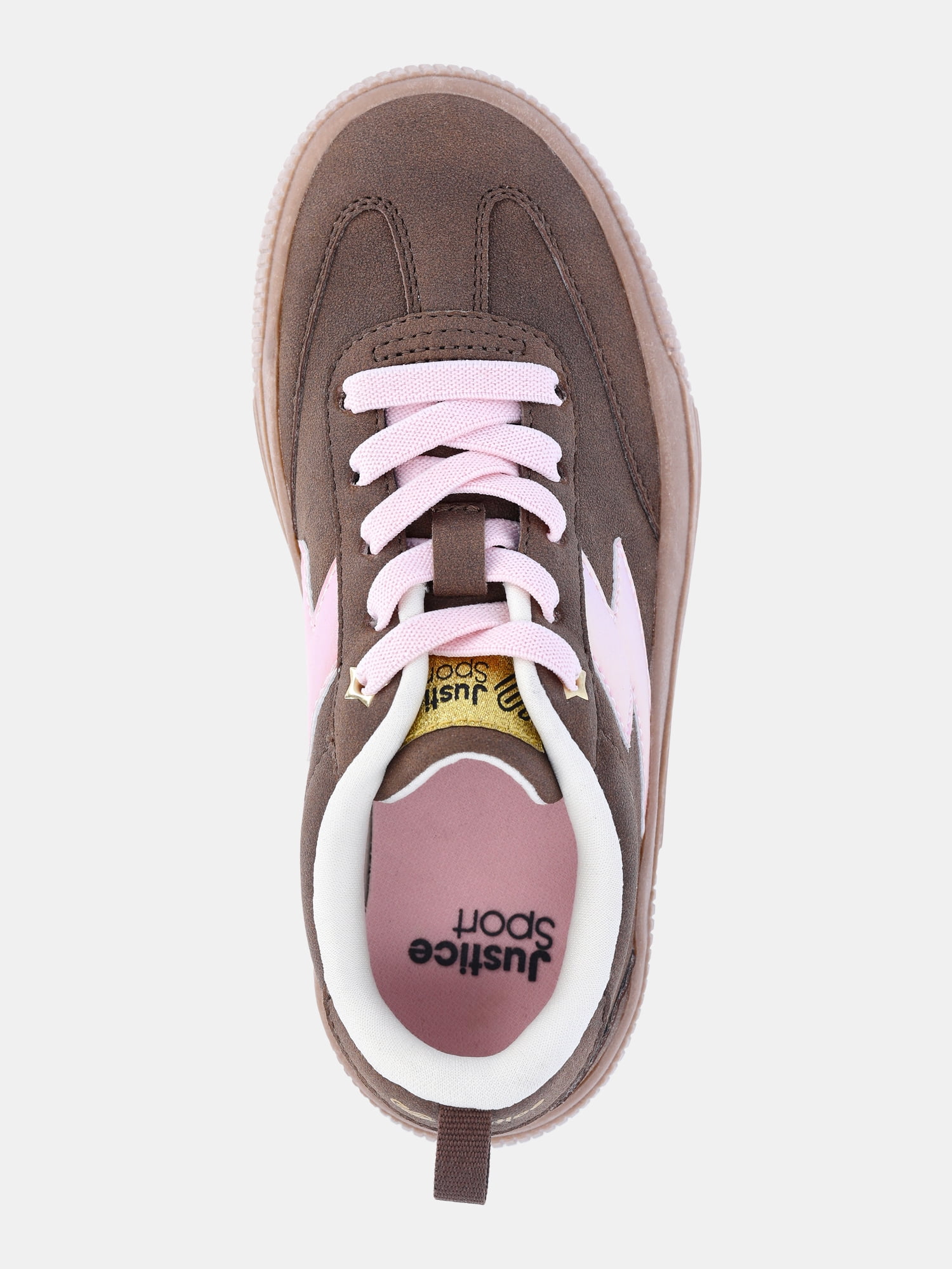 Justice Little Girl & Big Girl Platform Court Sneakers