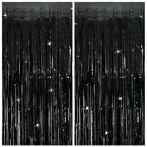 Curtain Party Backdrop Pink Birthday Party Decorations 5 Packs Glitter Foil Fringe Curtain Party Decor Streamers Photo Booth for Birthday Christmas Wedding Halloween Graduation Decorations