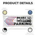 thumbnail image 3 of Public Monthly Parking Left Banner Sign 36 Inch x 96 Inch | 13 oz Vinyl with Metal Grommets | Heavy-Duty Single-Sided Outdoor Durable Printed High-Quality Weatherproof | Made in the USA, 3 of 6