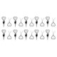 thumbnail image 1 of 10 Tapones de Botella de Vino en Blanco para SublimacióN, Collar Desmontable de Tapones de Vino Reutilizables para Regalo, Bar, Fiesta, Boda, 1 of 8