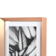 thumbnail image 3 of Prinz 5"x7" Picture Frame, Matted for 4"x6" Photos Metal Tabletop or Wall Display Frame in Gold, 2 Pack, 3 of 5