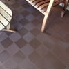 Deck and Patio Flooring Tile (Set of 30) Color: Brown