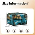 thumbnail image 5 of Disketp Vintage Pickup Sunflower Dog 4 slice Toaster Cover, Four Slice Toaster Appliance Dust-proof Cover For Kitchen Small Appliance Dust Cover, 5 of 7