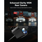 REDTIGER 4K HDR Dash Cam Front and Rear, STARVIS 2 Sensor, Dash Camera with 5.8GHz WiFi GPS, 3.18 Touchscreen, Voice Control, Free 128G Card, WDR, APP Control, 24H Parking Mode
