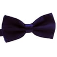 thumbnail image 2 of D GROEE House Mens Bowties Pre tied Shape Clip on Bowtie Solid Color Men Formal Wear for Party Banquet Prom, 2 of 8