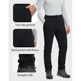 thumbnail image 4 of Pioneer Camp Men's Sherpa Lined Sweatpants Winter Warm Fleece Joggers Heavyweight Thermal Pants for Athletic Lounge Running, 4 of 5