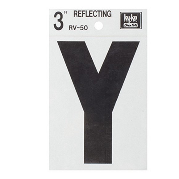 letra "y" de vinilo 7.62 cm