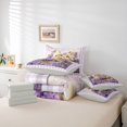 thumbnail image 6 of Erosebridal Rustic Lavender Flowers 7-Piece Twin Bedding Sets,Cute Cartoon Rabbit Bedding Comforter Set For Girls Kids,Reversible, 6 of 7