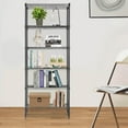 thumbnail image 5 of BestOffice 6-Tier Adjustable Wire Shelving,with One 6-Tier Shelf or Two 3-Tier Shelf(Black, 13" D x 23" W x 59" H), 5 of 9