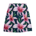 thumbnail image 6 of Lily Floral Skirt Summer Flowers Street Style Casual A-line Skirts Elegant Mini Skirt Fem, 6 of 7
