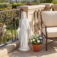 thumbnail image 4 of Costway 29.5" Virgin Mary Statue Tall Outdoor Religious Sculpture with Aged Finish for Yard, 4 of 10