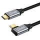 thumbnail image 1 of Cable de extensión USB C Cable USB-C a USB-C Cable de vídeo en ángulo recto USB C 05 m, 1 of 9