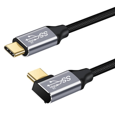 to Degree Angled USB C Extension Cable for Computer Laptops - 0.5m price history on PriceWatchPro