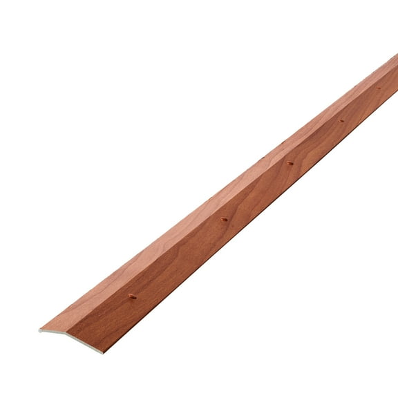 M-D Building Products 40124 1-3/8 In. X 36 In. Cherry Aluminum METAL DECOR® Carpet Trim w/ Screw Nails