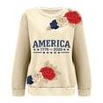 thumbnail image 4 of MEICHEN Oversized 250th Anniversary Printed Crew Neck Hoodless Sweatshirt for Women Fashion 1776-2026 Pullover Patriotic Sweatshirt, 4 of 4