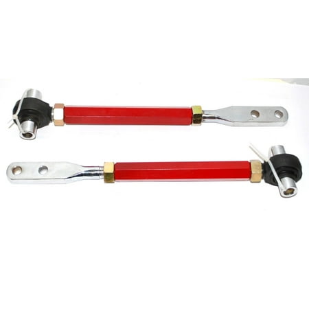 Nissan S13 Carbon - 1989-1998 Nissan 240SX S13 S14/ 1990-1996 300ZX Front Tension Rod Red