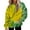 Green, variant on Sweatshirt for Women Long Sleeved Tie Dye Printed Casual Sportswear With Pockets Comfort Hoodie