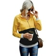 thumbnail image 4 of POGLIP Sweat-Shirt Zippé Noir pour Femme avec Poches, 4 of 6