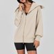 thumbnail image 1 of Chaqueta de Otoño Invierno con cuello vuelto para mujer de gran tamaño ajuste holgado traje diario básico, 1 of 7