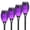 Purple, variant on Solar Torch Light with Flickering Flame,4Pack Solar Lights Outdoor,Waterproof Solar Powered Yard Garden Lights,Solar Flame Light,Torches Lighting for Outside Patio Lawn Path Decorations (Blue)