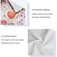 thumbnail image 4 of SKYSONIC 3 Pack Towel Valentine's Day Mother's Day Red Hearte Love Cotton Bath Towel Set (1 Bath Towel, 1 Hand Towel, 1 Washcloth) for Bathroom, Super Soft and Quick Dry Towels, 4 of 7
