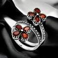 thumbnail image 4 of Hessonite Garnet - Madagascar 925 Sterling Silver Ring s.7.5 Jewelry R-1736 AGR1030_E_7.5, 4 of 6