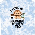 thumbnail image 4 of Inktastic Monkey I Love Hanging out with My Tio Boys or Girls Toddler T-Shirt, 4 of 5