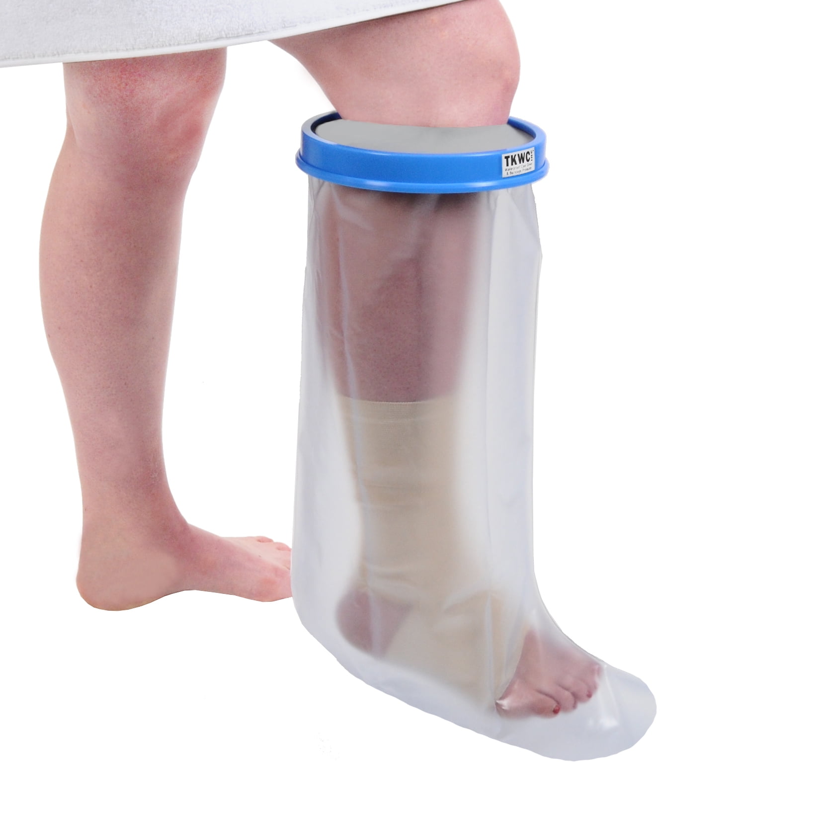 TKWC INC Waterproof Leg Cast Cover for Shower 5738 Watertight Foot Protector