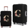 thumbnail image 1 of 2022 New Luggage Cover Protective Suitcase Trolley Dust-proof Cover 18 To 28inch Gold Pattern Elastic Travel Protective Case 8gold G L, 1 of 6