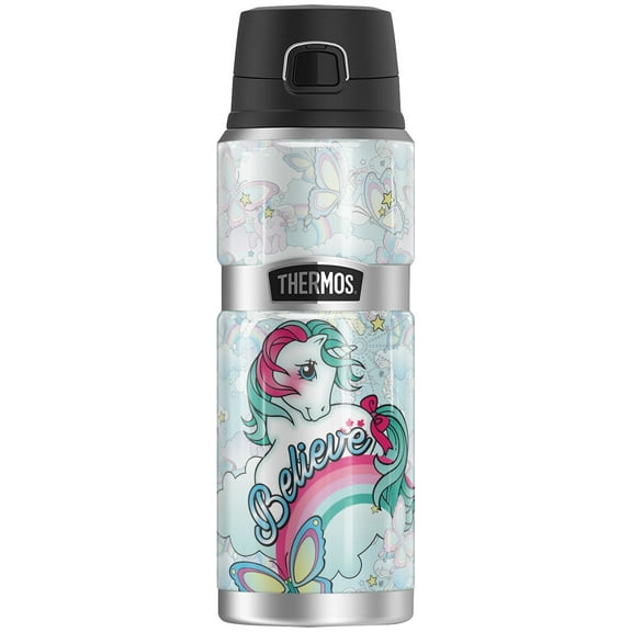 My Little Pony Retro Believe In Dreams THERMOS STAINLESS KING Stainless Steel Drink Bottle, Vacuum insulated & Double Wall, 24oz