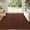 Brown, variant on GlowSol 2'x6' Kitchen Runner Rug Modern Solid Washable Rug Soft Fluffy Non-Slip Runners Rug for Laundry Room, Brown