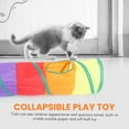 thumbnail image 2 of Cat Tunnel Pet Tube Play Toy Indoor Outdoor Kitty Puppy Toys for Puzzle Exercising Training and Running with Fun and Two Hole, 2 of 8