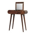 thumbnail image 6 of Lesuto Mini Round Chestnut Fold Vanity - Nordic Style, Wood, 1 Drawers, 6 of 11