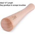 thumbnail image 4 of 12" Sauerkraut Pounder For Mason Jars Vegetable Fermentation- One Piece Of Solid Wood, 4 of 5