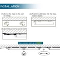 thumbnail image 7 of Barrina 4 ft Super Bright 20W LED Corded Electric ‎Flush Mount Shop Light Fixtures (4 Pack), 7 of 7