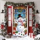 thumbnail image 5 of Cubierta Navideña para Puerta de 35 X 71 Pulgadas | Tela de Poliéster con Estampado de Papá Noel | Decoración Navideña Duradera para Puertas, Paredes y Mesas | Fácil de Instalar para Fiestas Navideña, 5 of 6